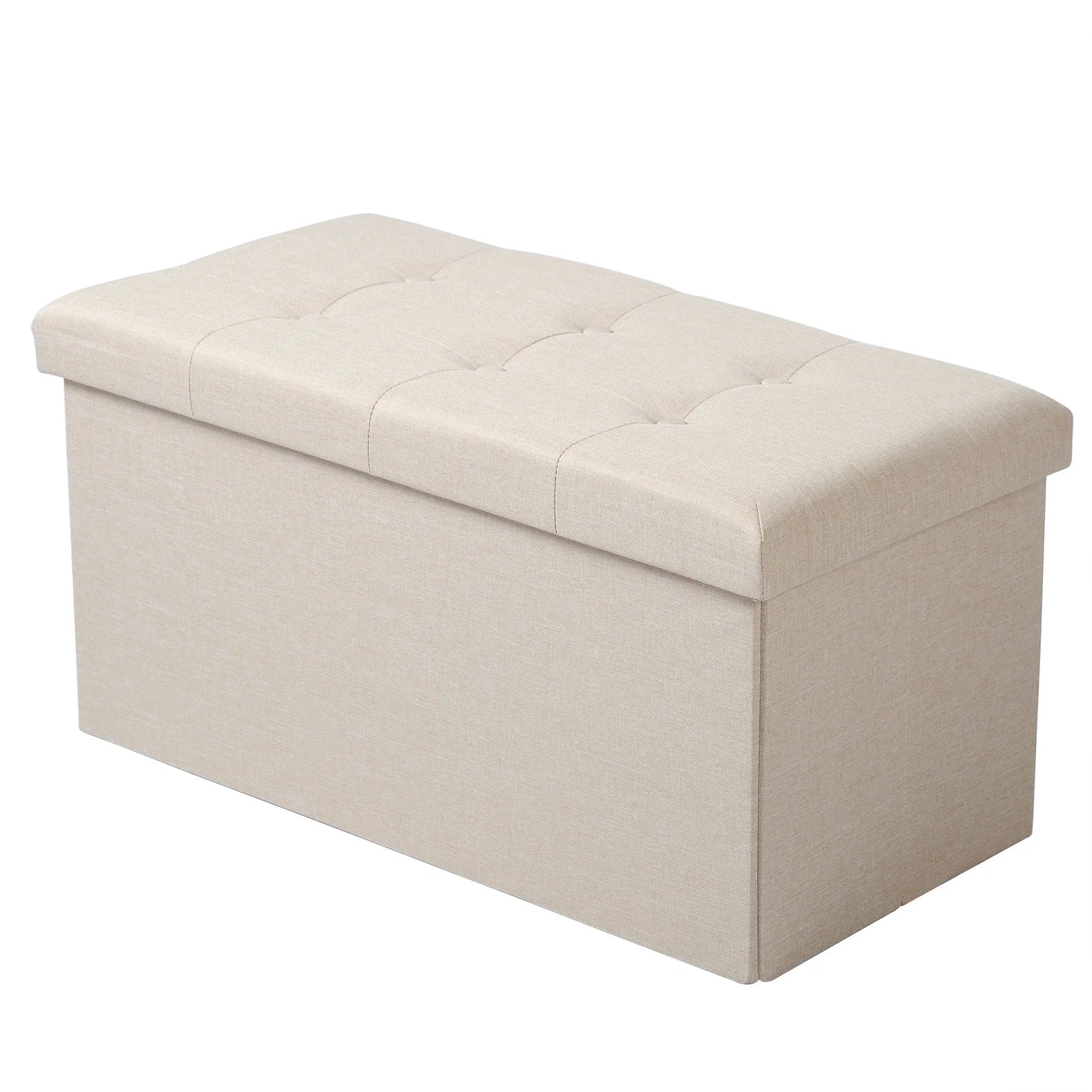 coffre de rangement pliable fonctionnel avec repose-pieds amovible - vue 15 sur 15