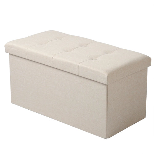 coffre de rangement pliable fonctionnel avec repose-pieds amovible - vue 15 sur 15