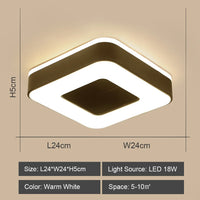 plafonnier led moderne allée intérieur surface décoratif chambre salon couloir balcon