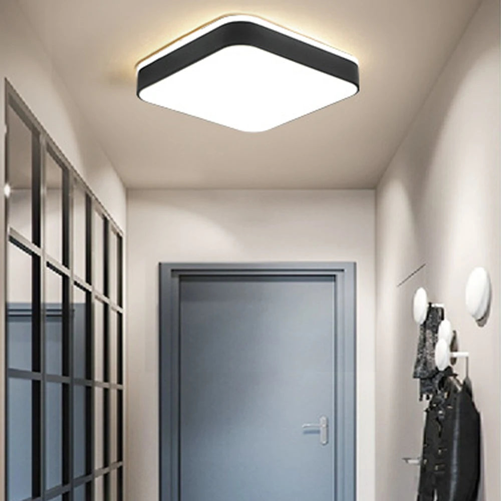 Plafonnier led nordique ultra-mince moderne - vue 7 sur 7