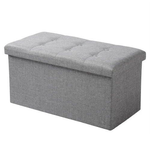 coffre de rangement pliable fonctionnel avec repose-pieds amovible - vue 13 sur 15