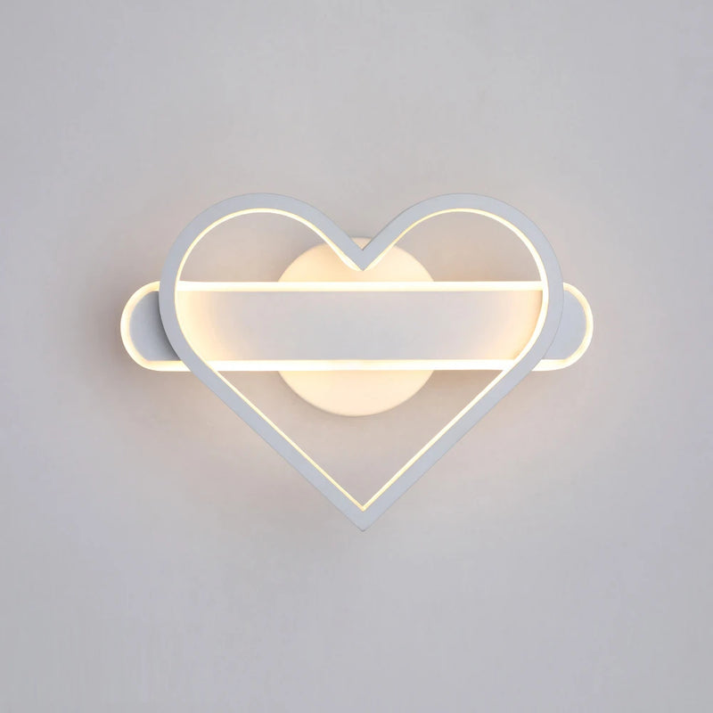 Applique murale Led Simple et moderne en forme de cœur