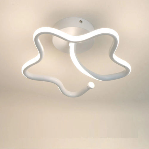 lustre moderne led allée lumière déco tech lampara - vue 7 sur 8