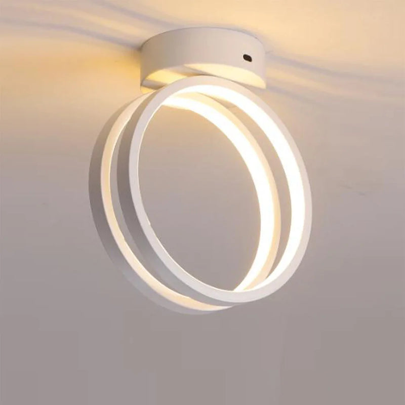 Plafonnier rond intérieur éclairage LED décor