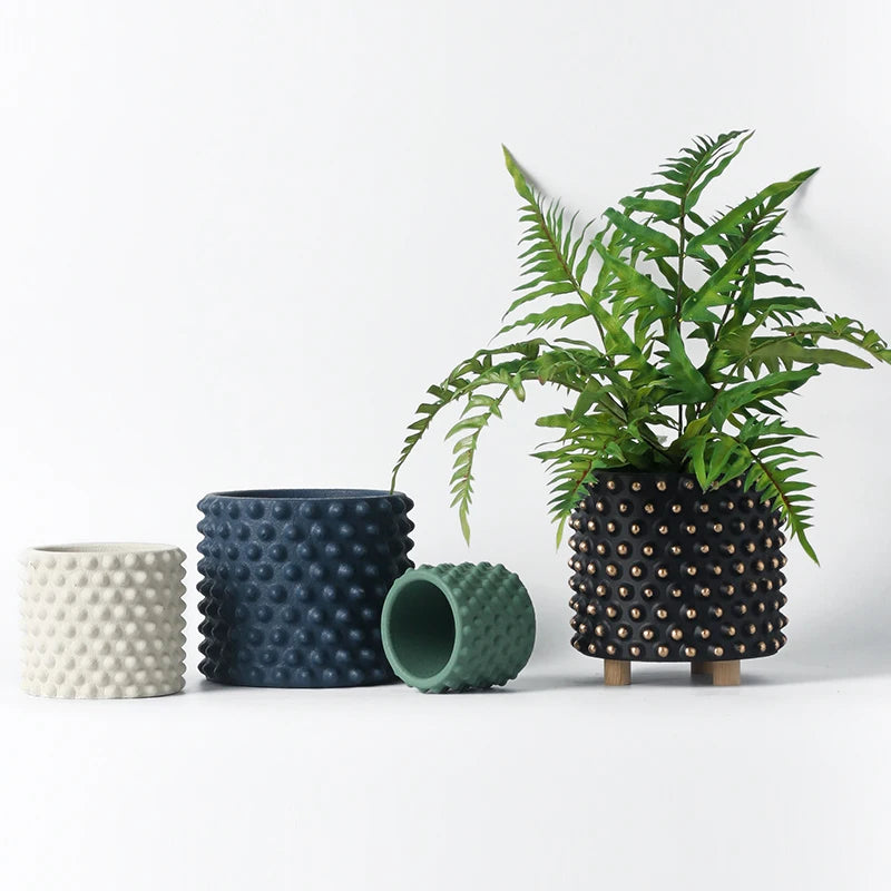 moule en silicone pour pot de fleurs style nordique décoration intérieure - vue 4 sur 10