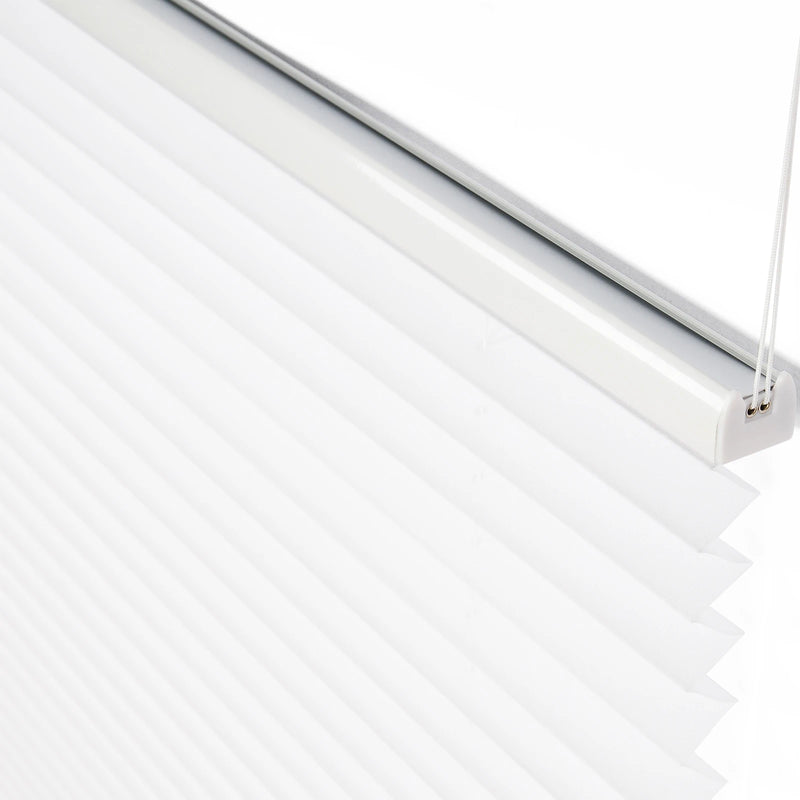 Store plissé occultant sans perçage pour fenêtre salon