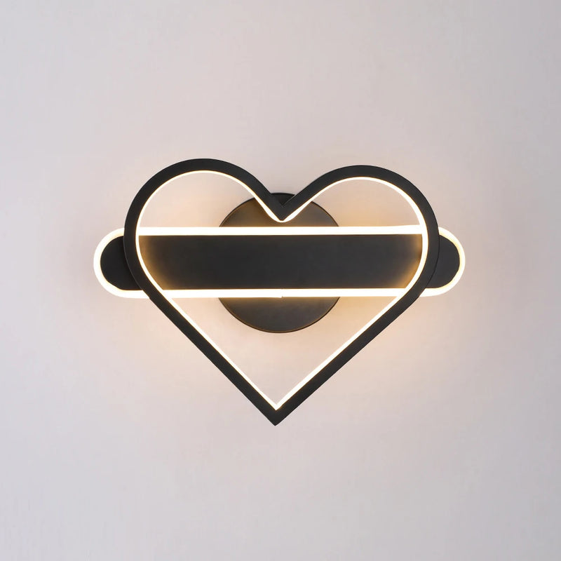 Applique murale Led Simple et moderne en forme de cœur