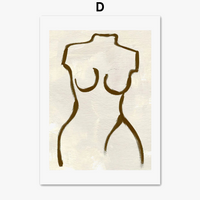 affiche abstraite inspirée de picasso et matisse pour décoration murale