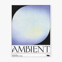 affiche abstraite rétro japonais dégradé pour décoration murale