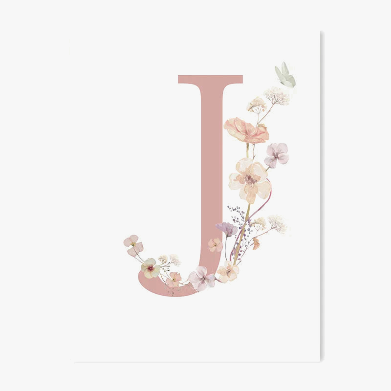 affiche photo fleur sauvage personnalisée pour décoration enfant