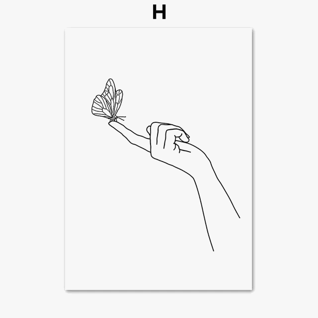 affiches abstraites de couples minimalistes art mural décoratif