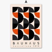 affiches d'art mural géométriques style bauhaus pour décoration moderne