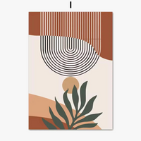 affiches murales abstraites boho art contemporain pour décoration intérieure