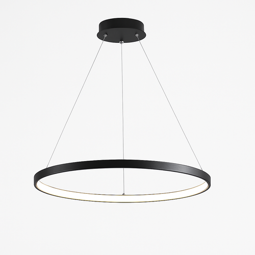 anneau LED lumière luminaire suspendu décor minimaliste