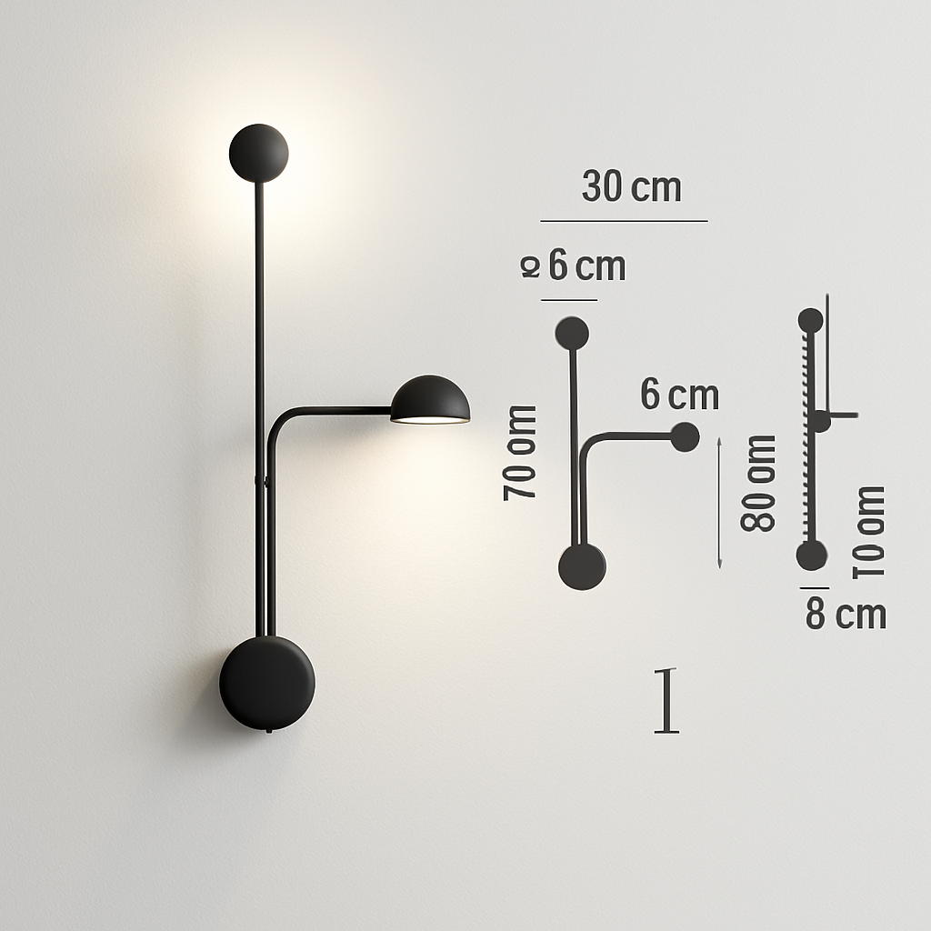 Applique design à LED ajustable Foyer - vue 9 sur 10