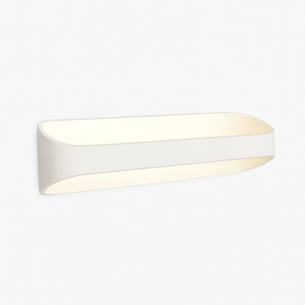 Applique design LED en aluminium blanc Sconce - vue 2 sur 5