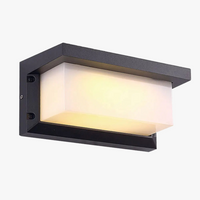 applique etanche led infrarouge aluminium murale exterieur jardin balcon
