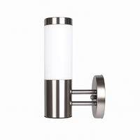 Applique extérieur LED design chromé Milky