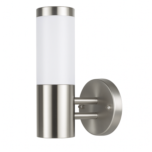 Applique extérieur LED design chromé Milky