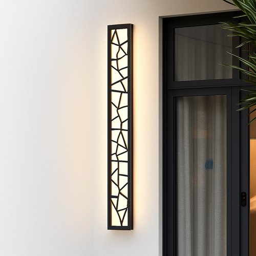 Applique extérieure étanche LED grande applique IP65 en aluminium lumière jardin Villa porche applique lumière 110V 220V applique Luminaire