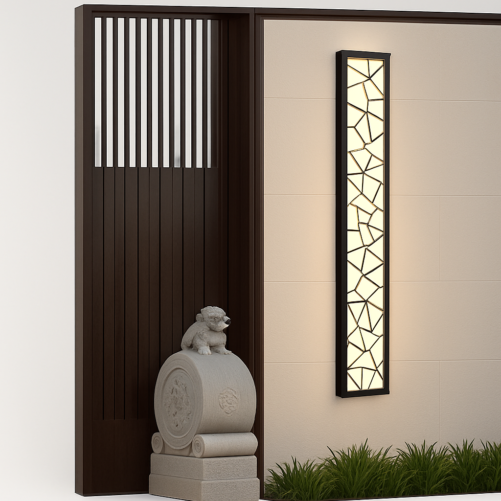 Applique extérieure étanche LED grande applique IP65 en aluminium lumière jardin Villa porche applique lumière 110V 220V applique Luminaire - vue 5 sur 9