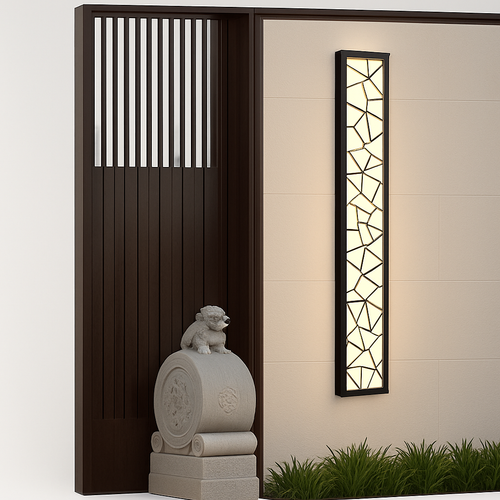 Applique extérieure étanche LED grande applique IP65 en aluminium lumière jardin Villa porche applique lumière 110V 220V applique Luminaire