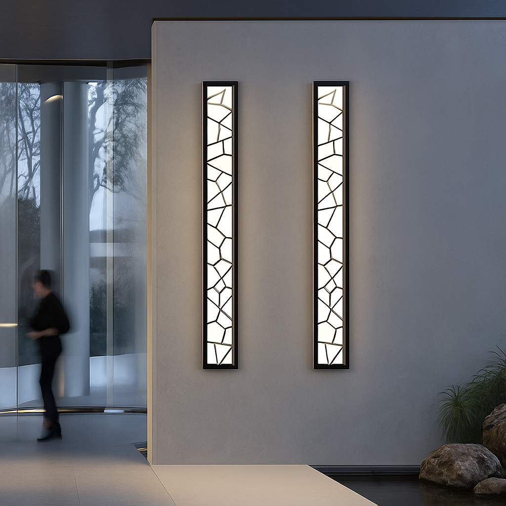 Applique extérieure étanche LED grande applique IP65 en aluminium lumière jardin Villa porche applique lumière 110V 220V applique Luminaire - vue 6 sur 9