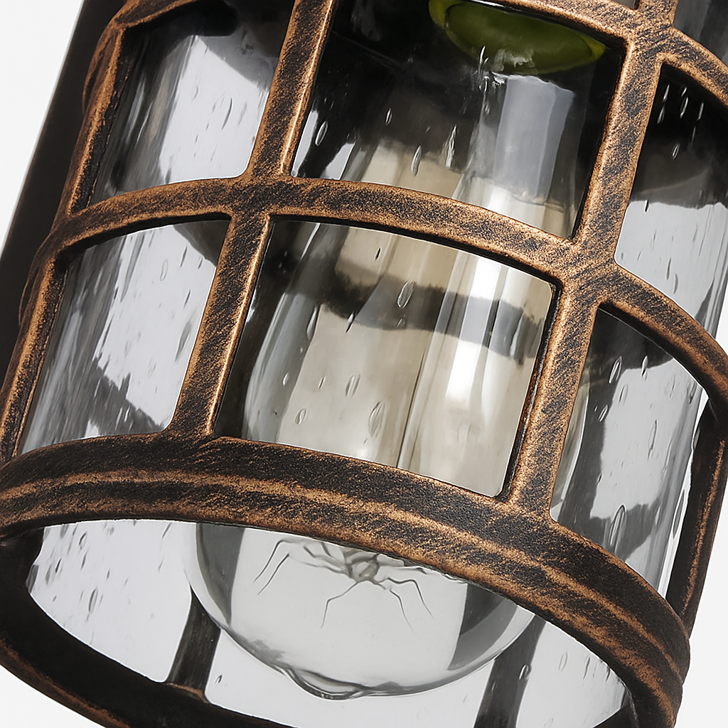 Applique extérieure étanche pays américain rétro allée balcon lampe jardin chevet Style européen extérieur pluie applique murale - vue 6 sur 8