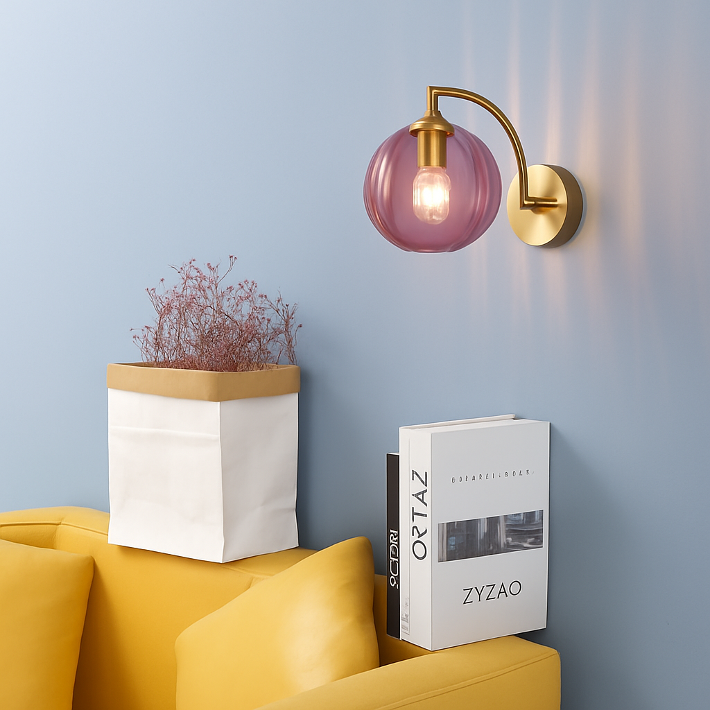 applique led moderne verre minimaliste - vue 4 sur 12