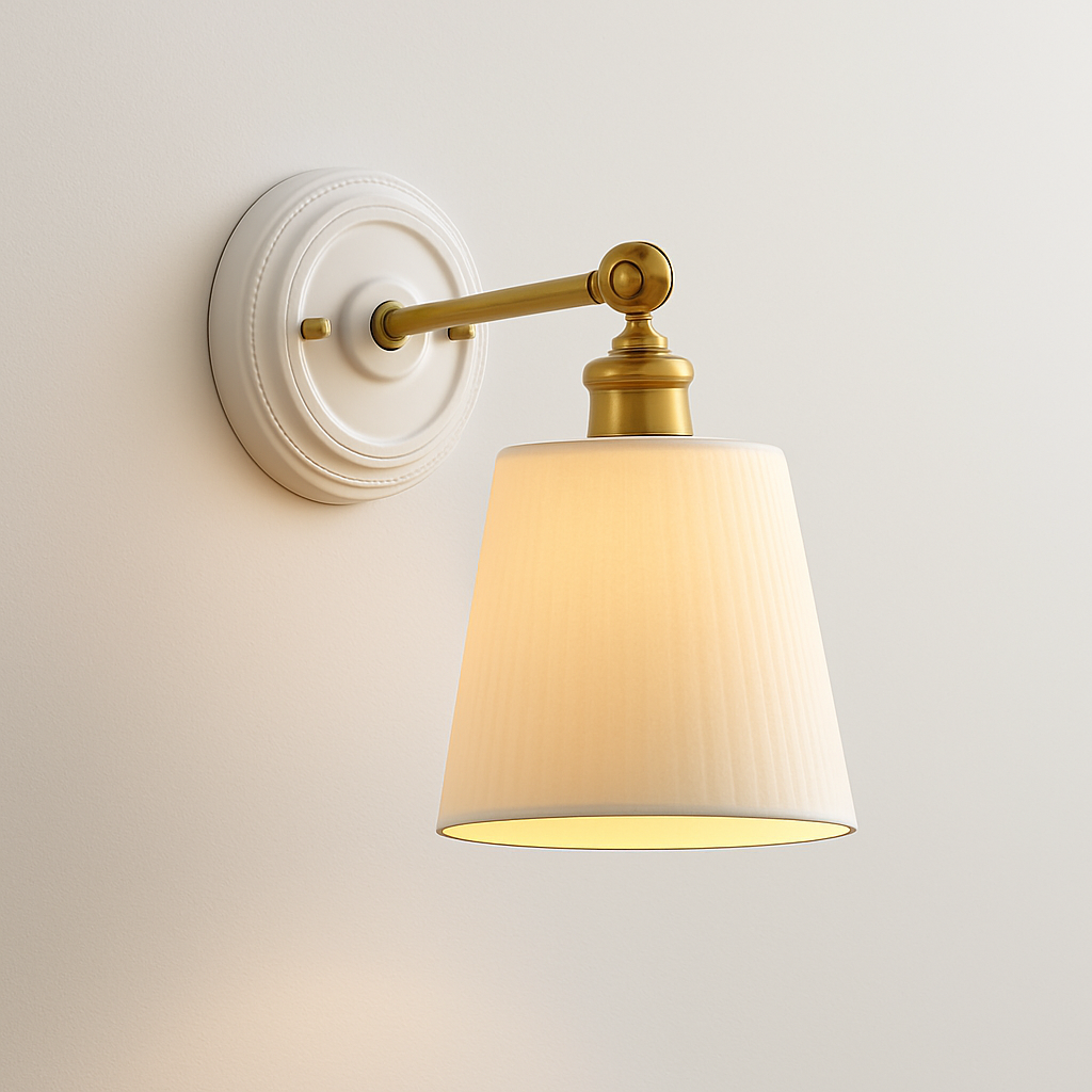 applique led nordique beisde iwhd blanc céramique - vue 13 sur 23