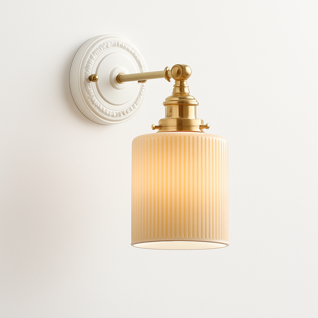 applique led nordique beisde iwhd blanc céramique - vue 15 sur 23
