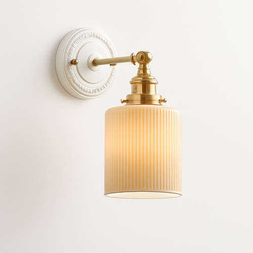applique led nordique beisde iwhd blanc céramique - vue 16 sur 23