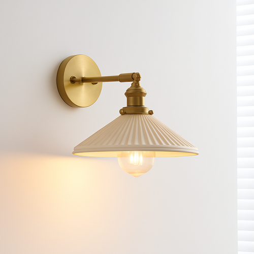 applique led nordique beisde iwhd blanc céramique - vue 21 sur 23