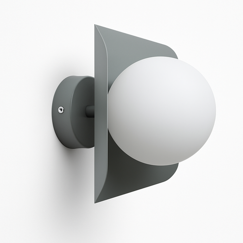Applique murale avec boule blanche Morden Minimalist à LED (de couleurs)