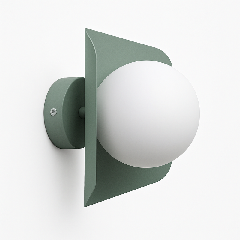 Applique murale avec boule blanche Morden Minimalist à LED (de couleurs)