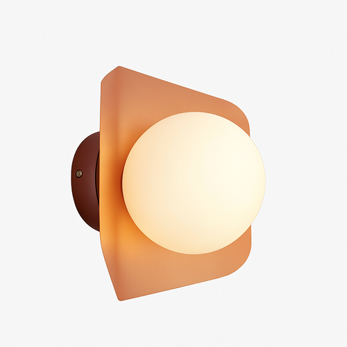 Applique murale avec boule blanche Morden Minimalist à LED (de couleurs)