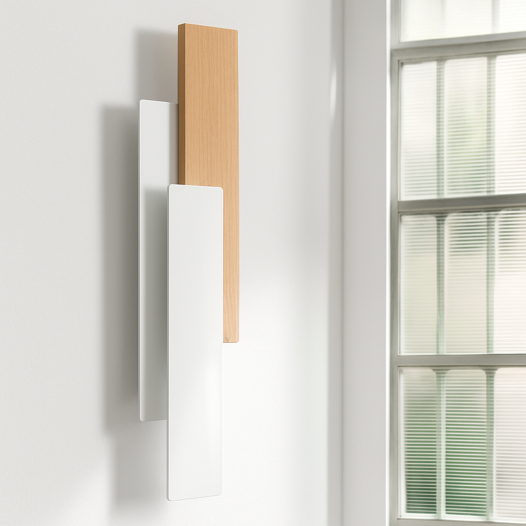 Applique murale bois noyer télécommandée - vue 4 sur 12