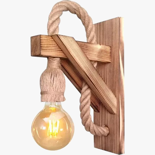 Applique murale bois rustique naturel