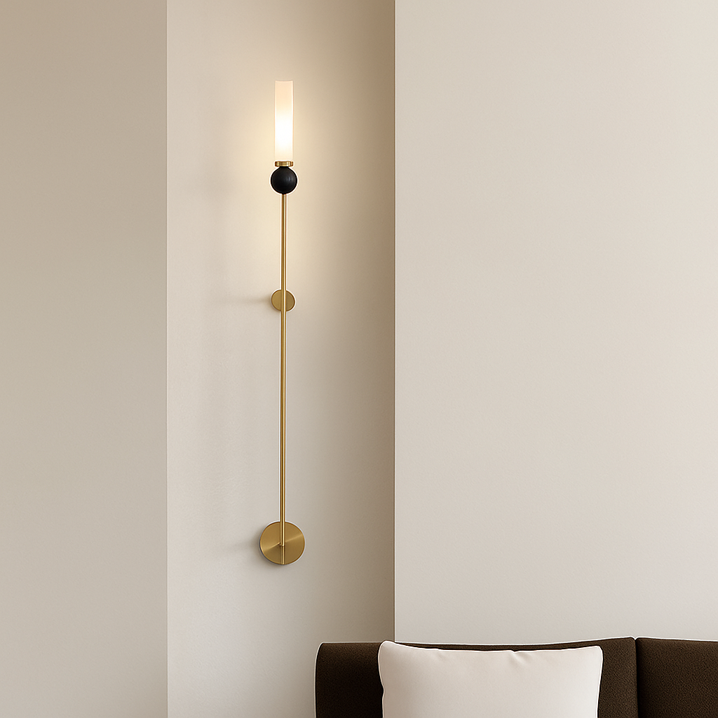 Applique murale boule de marbre naturel - vue 4 sur 18