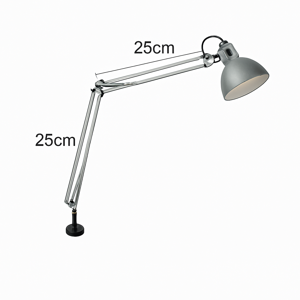 Applique murale bras articulé avec lampe American - vue 7 sur 8