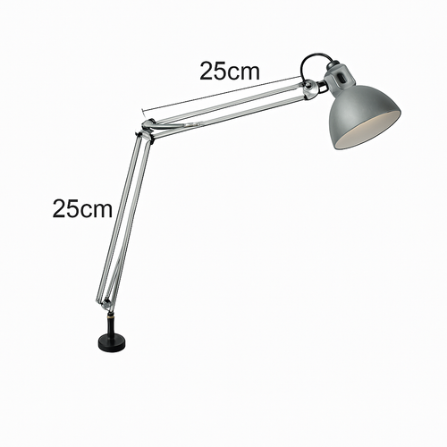 Applique murale bras articulé avec lampe American