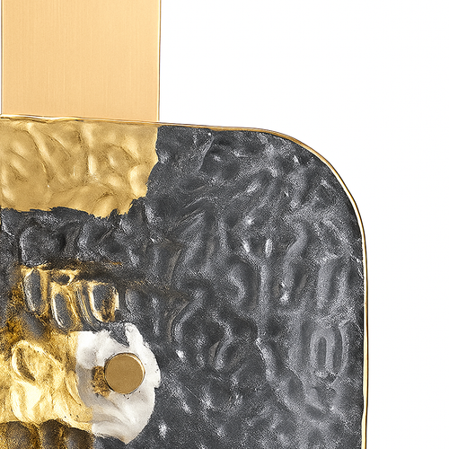 Applique murale carrée en cuivre de luxe post-moderne Simple - vue 7 sur 9
