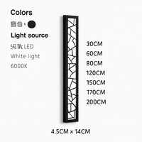 Applique murale d'extérieur étanche à LED