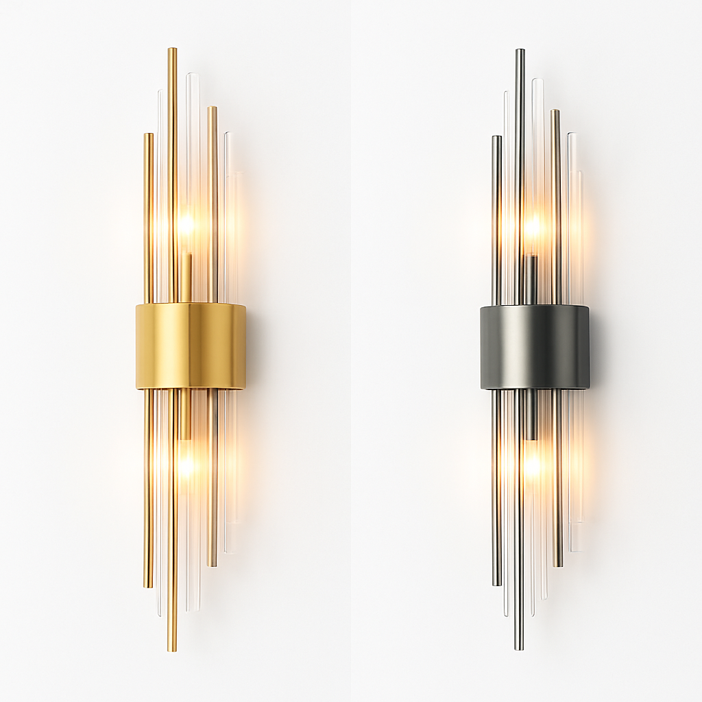 Applique murale de luxe LED moderne en or - vue 4 sur 15