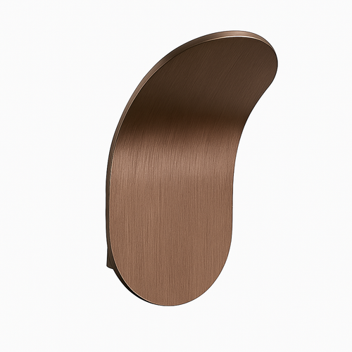 Applique murale design à LED avec abat-jour courbé en métal style Wake