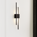 Applique murale design LED avec barre en métal doré Xeres