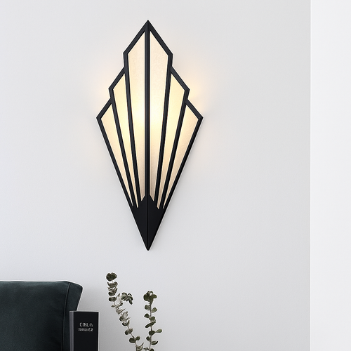 Applique murale design triangulaire LED en métal coloré - vue 4 sur 8