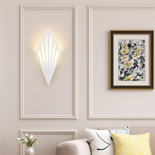 Applique murale design triangulaire LED en métal coloré - vue 5 sur 8
