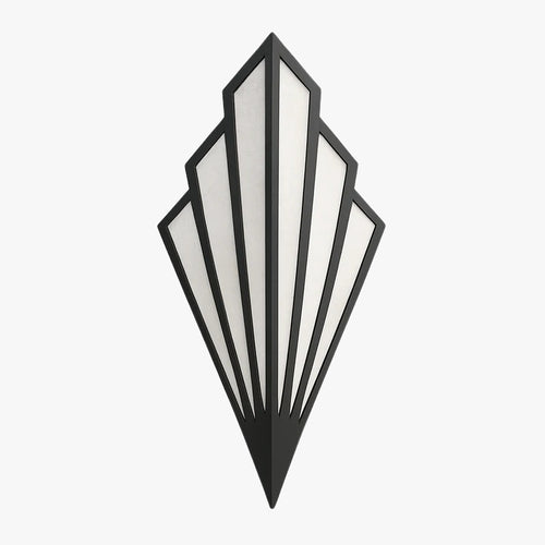 Applique murale design triangulaire LED en métal coloré