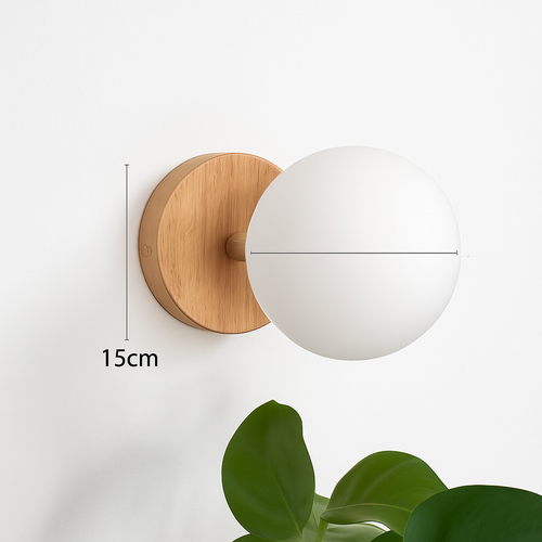 applique murale en bois au style minimaliste moderne - vue 12 sur 14